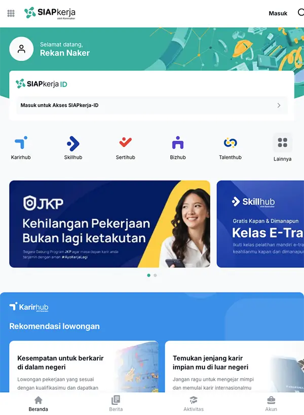 siapkerja kemnaker