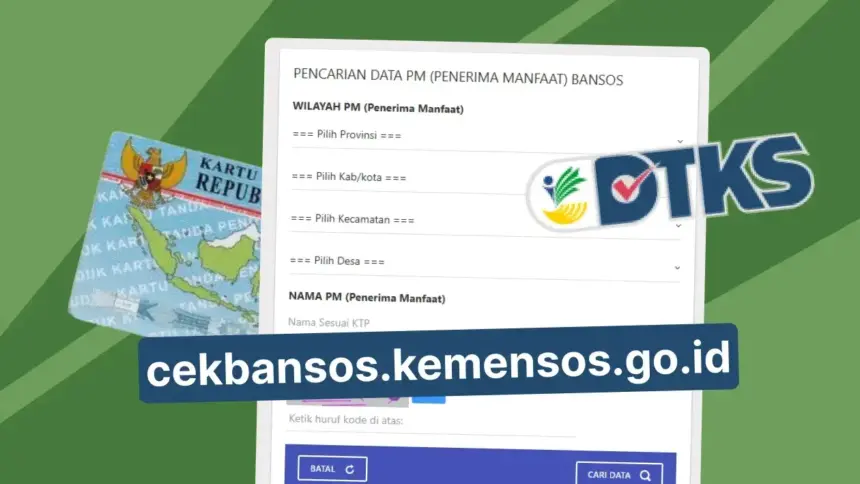 cek bansos kemensos go id